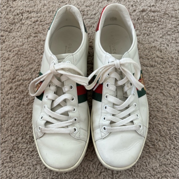 women’s gucci ace sneaker with bee size 9 - Picture 3 of 10